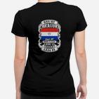 Paraguay Stolz Schwarzes Frauen Tshirt, Patriotischer Spruch Design