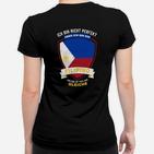 Patriotisches Filipino Stolz Frauen Tshirt – Stolzer Filipino Nicht Perfekt