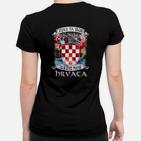 Ruku Na Srce Hrvata Kroatien Frauen T-Shirt