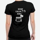 Schlagzeuger Schlagzeug Drummer Drum Frauen T-Shirt