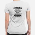 Vater-Tochter Spruch Frauen Tshirt, Statement Tee für Töchter