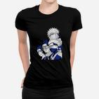 Anime Ninja Team Grafik Frauen Tshirt - Schwarz, stylisches Otaku Hemd
