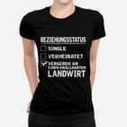 Beziehungsstatus Landwirt Frauen Tshirt, Lustiges Partner-Outfit