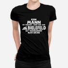 Bielefeld Frauen Tshirt mit Spruch - Kein Mann ist Perfekt, Nähe zur Perfektion