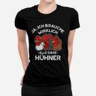 Hhner F H Jhner Flationer Lustiges Huh Frauen T-Shirt
