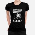 Hockey-Themen Frauen Tshirt, Spruch & Spieler Grafik, Fan-Merch