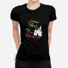 Humorvolles Disneyland-Motto Frauen Tshirt, Lustiges Schwarz Tee