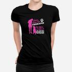 Hunde-Therapie Frauen Tshirt Gassi als Therapie, Lustig für Hundeliebhaber