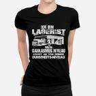Lagerist Slogan Frauen Tshirt: Sarkasmus und Humor Design für Logistikprofis
