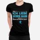 Lustiges Skifahrer Frauen Tshirt Ich liebe meinen Mann beim Skifahren