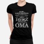 Mein Herz Gehört Oma Frauen Tshirt, Sprücheshirt für Großmütter