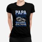 Papa & Tochter Hand in Hand Frauen Tshirt, Liebevolles Design