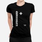 Rettungsschwimmer Schieben Hier Frauen T-Shirt