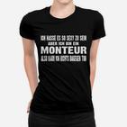 Sexy Monteur Frauen Tshirt mit Spruch - Lustiges Frauen Tshirt für Handwerker