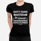 Starken Servicetechniker Frauen Tshirt, Gott Fand Männer Spruch Tee