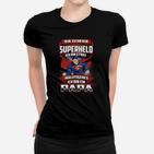 Superheld Papa Frauen Tshirt, Cooles Frauen Tshirt für Vatertag