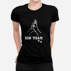Teamwork Motivations-Frauen Tshirt mit Wolf-Design und Schriftzug Ein Team