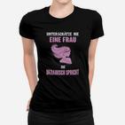 Ukrainisch Sprechende Frau Frauen Tshirt, Humorvolles Damen Tee