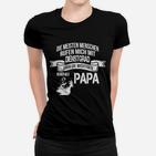 Vatertag Frauen Tshirt Wichtiger Titel Papa, Lustig mit Motorrad-Design