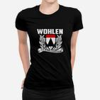 Wohlen Adler Wappen Herren Frauen Tshirt, Grafik Design in Schwarz