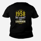 1958 Geburtsjahr Legenden Deutsche Deutschland Kinder T-Shirt