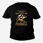 Älterer Mann Mit Fussball Kinder T-Shirt