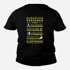 Glücklich Vergeben An Einen Elektriker Kinder T-Shirt
