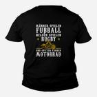 Motorrad Helden Rugby Kinder Tshirt für Herren, Lustiges Spruch Kinder Tshirt