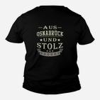 Osnabrück Stolz Kinder Tshirt Schwarz mit Stadtmotiv & Jahrgang