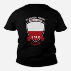 Polen-Themen Kinder Tshirt: Nicht perfekt, aber Pole Spruch-Kinder Tshirt