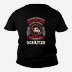 Schütze Sternzeichen Kinder Tshirt - Schwarz mit Motiv & Spruch