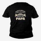 Schwarzes Herren Kinder Tshirt Wichtigsten nennen mich Papa, Familienliebe Motiv