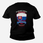 Stolzer Slowakischer Fan Kinder Tshirt für Herren, Lustiges Sportfan Kinder Tshirt