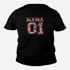 Vintage Mama 01 Kinder Tshirt mit Blumenmotiv, Ideal zum Muttertag