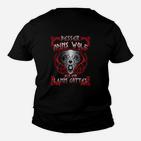 Wolf Motiv Kinder Tshirt, Nordische Mythologie Schwarzes Tee