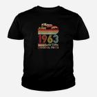 58 Jahre Alt Retro Vintage Juni 1963 Lustiges 58 Geburtstag Kinder T-Shirt