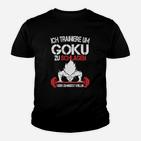 Anime-Inspiriertes Fitness Kinder Tshirt, Motivation Goku & Krillin