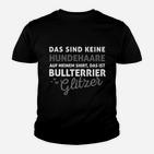 Begrenzt Bullterrier Glitzer Kinder T-Shirt