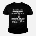 Border Collie Glitzer Kinder Tshirt für Hundeliebhaber