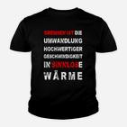 Bremsen ist Umwandlung Kinder Tshirt, Lustiges Herren-Kinder Tshirt mit Aufdruck