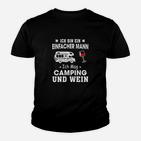 Camping Einfache Mann Ha 4 Kinder T-Shirt