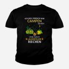 Camping Ich Will Einfach Kinder T-Shirt