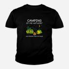 Camping Ist Die Antwort Kinder T-Shirt