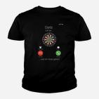 Darts ruft an Muss Gehen Kinder Tshirt, Lustiges Dartspieler Motiv