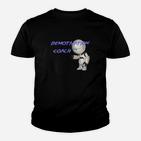 Demotivations-Coach Lustiges Slogan Kinder Tshirt, Cartoon-Charakter Tee