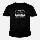 Detmold Skyline Kinder Tshirt Keine Frau ist perfekt, Witziger Spruch Tee