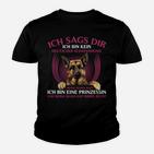 Deutscher Schäferhund Prinzessin Kinder T-Shirt