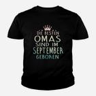 Die Höchen Omas Sind Im September Georen Kinder T-Shirt