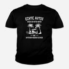 Echte Autos Motor Hinten Kinder T-Shirt