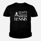 Echte Frauen Spielen Tennis Kinder T-Shirt